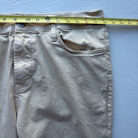 Hudson Men’s Ace Skinny Ivory Cotton Chino Pants Size 38 - Picture 8 of 11